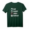 Judo Eat Sleep Judo Repeat T-Shirt - Lustiges Kampfsport Shirt für Judoka, Judolehrer und Judo-Liebhaber