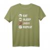 Judo Eat Sleep Judo Repeat T-Shirt - Lustiges Kampfsport Shirt für Judoka, Judolehrer und Judo-Liebhaber