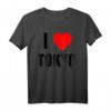 I LOVE TOKYO T-Shirt mit rotem Herz - Perfekt für Tokyo-Fans und Japan-Liebhaber als Geschenk