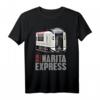 Narita Express Japan Zug T-Shirt mit Kanji - Original Souvenir für Japan-Reisende und Eisenbahn-Fans