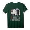 Narita Express Japan Zug T-Shirt mit Kanji - Original Souvenir für Japan-Reisende und Eisenbahn-Fans