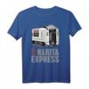 Narita Express Japan Zug T-Shirt mit Kanji - Original Souvenir für Japan-Reisende und Eisenbahn-Fans