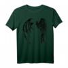 Angel & Devil Wings Mythologie Glauben T-Shirt mit Japanischem Kanji - Originelles Geschenk für Familie und Freunde zu besonderen Anlässen