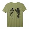 Angel & Devil Wings Mythologie Glauben T-Shirt mit Japanischem Kanji - Originelles Geschenk für Familie und Freunde zu besonderen Anlässen