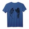 Angel & Devil Wings Mythologie Glauben T-Shirt mit Japanischem Kanji - Originelles Geschenk für Familie und Freunde zu besonderen Anlässen
