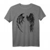 Angel & Devil Wings Mythologie Glauben T-Shirt mit Japanischem Kanji - Originelles Geschenk für Familie und Freunde zu besonderen Anlässen