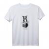 Kawaii Katze japanischer Anime Konnichiwa T-Shirt – Süßes Cartoon Katzen-Shirt für Anime-, Japan- und Katzenliebhaber