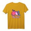 80er Japan Aesthetic Vaporwave Fruchtiges Pfirsich T-Shirt – Retro Glitch Design für Anime, Manga & Synthwave Fans