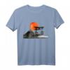 Japan Torii Gate & Mount Fuji Sunset Beach T-Shirt – Japan Kultur, Anime & Olympische Spiele Souvenir