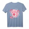 Japanisches Kawaii Erdbeermilch Shake Anime T-Shirt - Süßes Design für Manga- und Animefans in Rosa und Pink