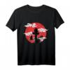 Retro Kanji Samurai Shinobi Schwert Japanisches Ninja T-Shirt – Geschenkidee für Ninja- und Samurai-Fans, Otaku & Japan-Liebhaber