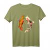 Koi Fisch Japanisches Aquarell T-Shirt für Fischliebhaber – Perfektes Geschenk für Angler, Aquarianer und Japan-Fans
