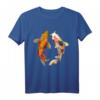 Koi Fisch Japanisches Aquarell T-Shirt für Fischliebhaber – Perfektes Geschenk für Angler, Aquarianer und Japan-Fans