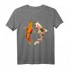 Koi Fisch Japanisches Aquarell T-Shirt für Fischliebhaber – Perfektes Geschenk für Angler, Aquarianer und Japan-Fans