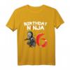 Kinder Birthday Ninja T-Shirt für 6 Jahre – Süß, Lustig und Niedlich, Perfekt für Geburtstagsfeiern, Taufen, Weihnachten und mehr