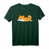 Shiba Inu Hund T-Shirt – Lustiges Faulenzer Outfit für Hundebesitzer, Japanische Hunderasse & Nickerchen Fans