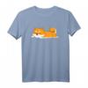Shiba Inu Hund T-Shirt – Lustiges Faulenzer Outfit für Hundebesitzer, Japanische Hunderasse & Nickerchen Fans