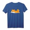Shiba Inu Hund T-Shirt – Lustiges Faulenzer Outfit für Hundebesitzer, Japanische Hunderasse & Nickerchen Fans