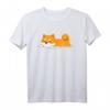 Shiba Inu Hund T-Shirt – Lustiges Faulenzer Outfit für Hundebesitzer, Japanische Hunderasse & Nickerchen Fans