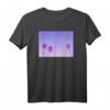 Vaporwave-Ästhetik Pastellfarbene Palmen Japanisches Streetwear T-Shirt für Lofi- und Retro-90er-Fans
