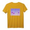 Vaporwave-Ästhetik Pastellfarbene Palmen Japanisches Streetwear T-Shirt für Lofi- und Retro-90er-Fans