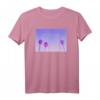 Vaporwave-Ästhetik Pastellfarbene Palmen Japanisches Streetwear T-Shirt für Lofi- und Retro-90er-Fans