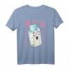 Kawaii Milchkarton Anime T-Shirt – Japanischer ästhetischer Stil für Mädchen, Teenager, Frauen & Kinder, Streetwear & Kawaii-Kleidung