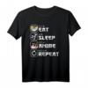 Eat Sleep Anime Repeat Otaku T-Shirt – Lustiges Manga & Anime Design für Damen, Herren & Kinder, Perfekt für Anime Fans und Otaku