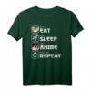 Eat Sleep Anime Repeat Otaku T-Shirt – Lustiges Manga & Anime Design für Damen, Herren & Kinder, Perfekt für Anime Fans und Otaku
