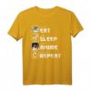 Eat Sleep Anime Repeat Otaku T-Shirt – Lustiges Manga & Anime Design für Damen, Herren & Kinder, Perfekt für Anime Fans und Otaku