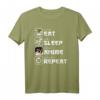 Eat Sleep Anime Repeat Otaku T-Shirt – Lustiges Manga & Anime Design für Damen, Herren & Kinder, Perfekt für Anime Fans und Otaku