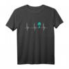 Kendama Spieler Herzschlag EKG Puls T-Shirt – Japanisches Sport Spiel für Fans, Tricks & Freizeitsportler