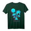 Vintage Japan Palmen Paradies Urlaub Strand Insel Kanji T-Shirt – Perfekt für Reise, Strand & Familienurlaub