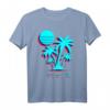 Vintage Japan Palmen Paradies Urlaub Strand Insel Kanji T-Shirt – Perfekt für Reise, Strand & Familienurlaub