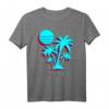 Vintage Japan Palmen Paradies Urlaub Strand Insel Kanji T-Shirt – Perfekt für Reise, Strand & Familienurlaub