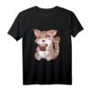 Japanisches Kawaii Anime Katzen T-Shirt – Lustiges Tierdesign für Anime- und Katzenliebhaber, perfekt für Geschenke und besondere Anlässe