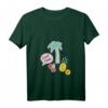 Damen Kawaii Früchte Palmen Sommer Urlaub T-Shirt mit V-Ausschnitt - Perfekt für Strand, Poolpartys & Hawaii-Urlaub