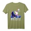 Japanische ästhetische Vaporwave – Smoking Anti-ocial Anime T-Shirt zum Geburtstag