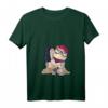 Damen Neko Katze Cartoon Hipster T-Shirt mit V-Ausschnitt - Lustiges Anime Design mit Glücksbringer-Motiv
