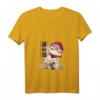 Damen Neko Katze Cartoon Hipster T-Shirt mit V-Ausschnitt - Lustiges Anime Design mit Glücksbringer-Motiv