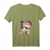 Damen Neko Katze Cartoon Hipster T-Shirt mit V-Ausschnitt - Lustiges Anime Design mit Glücksbringer-Motiv