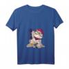 Damen Neko Katze Cartoon Hipster T-Shirt mit V-Ausschnitt - Lustiges Anime Design mit Glücksbringer-Motiv