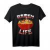 Lustig Ramen Kawaii Katzen Anime T-Shirt – Perfektes Geschenk für Anime-, Japan- und Ramen-Liebhaber, ideal für Geburtstage und Weihnachten