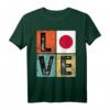 Vintage Retro I Love Japan Flag T-Shirt – Perfekt für japanische Pride, Nationalfeiertage & kulturelle Geschenke