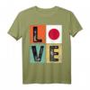 Vintage Retro I Love Japan Flag T-Shirt – Perfekt für japanische Pride, Nationalfeiertage & kulturelle Geschenke