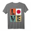 Vintage Retro I Love Japan Flag T-Shirt – Perfekt für japanische Pride, Nationalfeiertage & kulturelle Geschenke