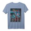 Japan City Taxi Otaku T-Shirt – Leuchtendes Stadtbild, Japanische Stadtmotive für Fans und Urban Art Liebhaber