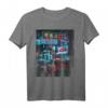 Japan City Taxi Otaku T-Shirt – Leuchtendes Stadtbild, Japanische Stadtmotive für Fans und Urban Art Liebhaber