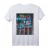 Japan City Taxi Otaku T-Shirt – Leuchtendes Stadtbild, Japanische Stadtmotive für Fans und Urban Art Liebhaber