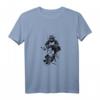 SAMURAI T-Shirt – Japanischer Krieger rauchend an Mauer, ideal für Japan-Fans, Sommer, Frühling & Freizeit